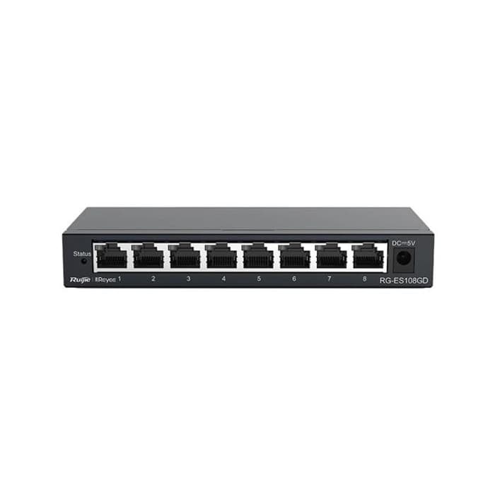 Ruıjıe Reyee Rg-Es108Gd 8 Port Gigabit Tak Calıstır Metal Kasa Swıtch