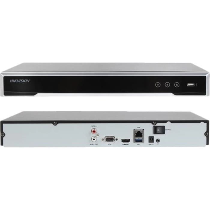 Hikvision Ds-7616NI-Q2 8Mpix, H265+, 16Kanal Video, 2 Hdd, Uhd 4K 2160P Kayıt, 80-160Mbps Bant Genişliği, Nvr