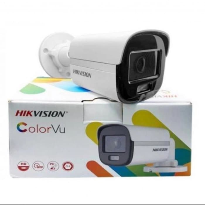 Hikvision DS-2CE10Df0T-PF 2MP 20Mt Gece Görüşü, 3,6Mm Lens, Full Time Color, Color Vu Bullet Kamera