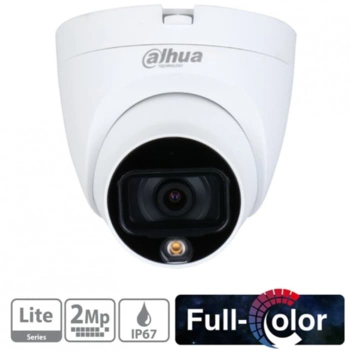 Dahua Hac-Hdw1209Tlq-Led-0280B 2Mpix 20 Mt Gece Gör.,2,8Mm Lens, Full Color,4 In 1, Dome Kamera