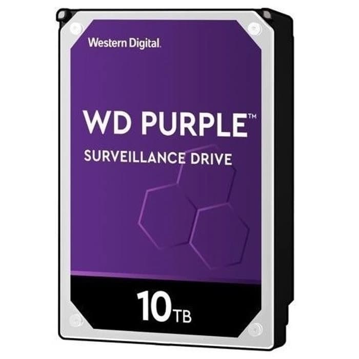 Wd Purple 10Tb 7200Rpm 256Mb Sata3 6Gbit/Sn Wd102Purx 7/24 Hdd