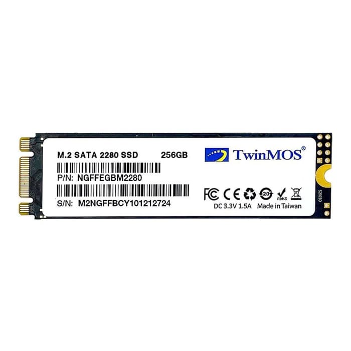 Twinmos 256 Gb M.2 2280 Sata3 580/550 Ngffegbm2280