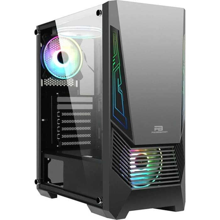 Powerboost Vk-G2051S Usb 3.0 Atx, Argb Fan Ve Stirp Siyah Kasa (Psu Yok) Jbst-Vkg2051S