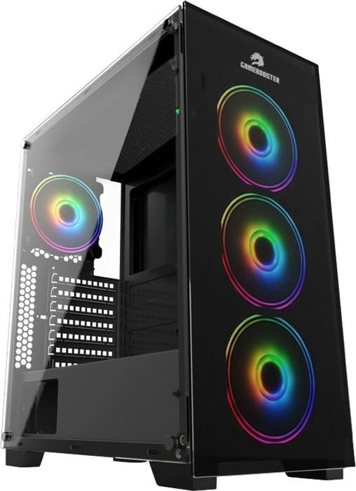 Gamebooster GB-PE05B 600W 80+ Usb3.0 Full Siyah Tempered Glass Rgb Fanlı Kasa Gb-Pe05B