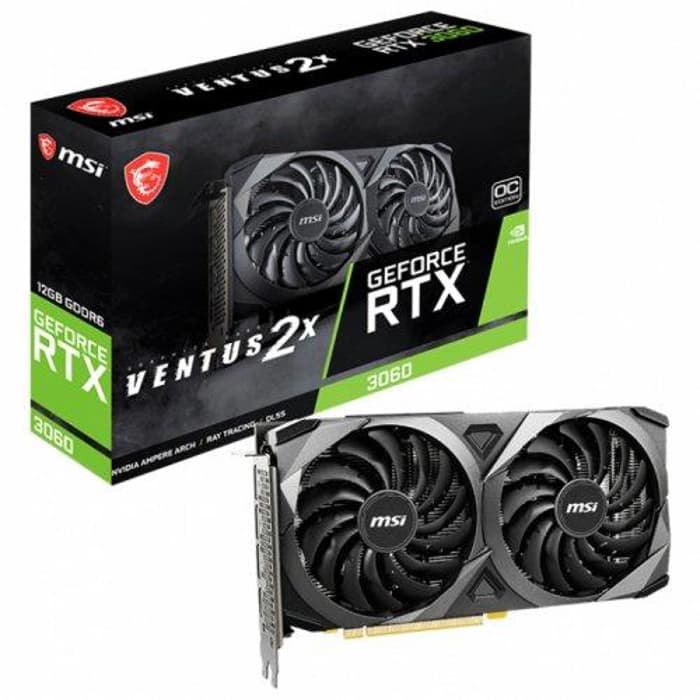 Msı Rtx 3060 Ventus 2X 12G Oc 192 Bit Gddr6 12 Gb Ekran Kartı