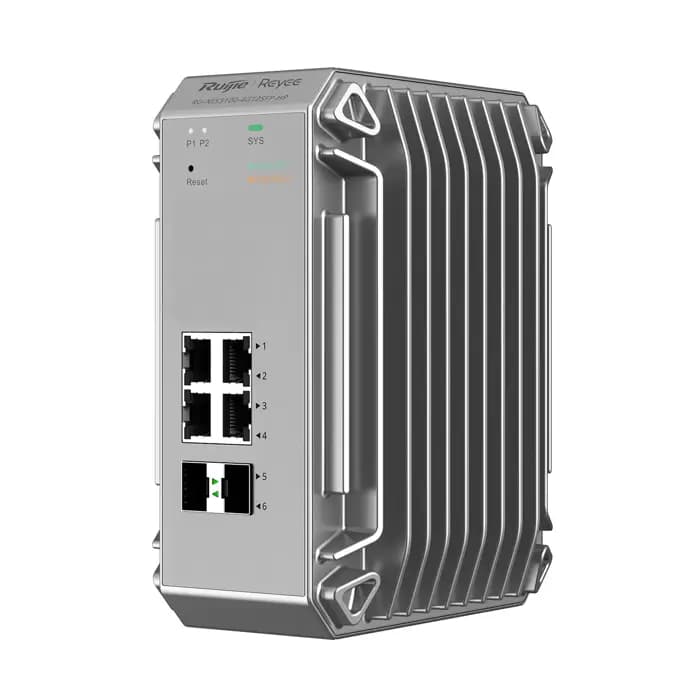 Ruijie Reyee Rg-Nıs3100-4Gt2Sfp-Hp 4Port Gigabit Poe + 2Ge Sfp Endüstriyel Switc
