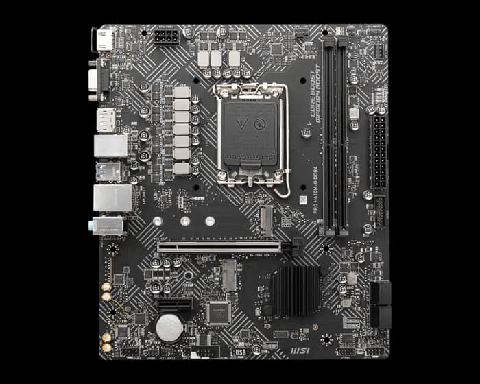 Msı Pro H610M-G H610 Ddr5 Vga Glan Matx Hdmı Usb3 M2 Rgb 1700P Anakart