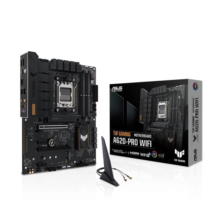 Asus Tuf Gamıng A620-Pro Wi-Fi Amd Am5 Ddr5 Micro Atx Anakart