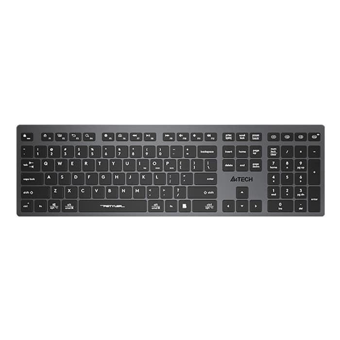 A4 Tech FBX50C Kablosuz MM Şarjlı Q Siyah Klavye