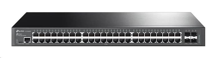 TP-LINK TL-SG3452XP JetStream 48-Port Gigabit and 4-Port 10GE SFP+ L2+ Managed Switch with 48-Port PoE+