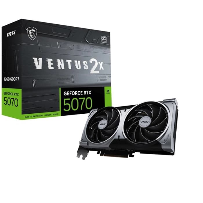 MSI RTX5070 12GB VENTUS 2X 12G OC GDDR7 192bit HDMI DP PCIe 5.0
