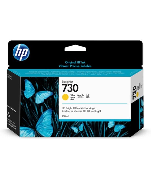 P2V64A - HP P2V64A 130 ml Sarı Mürekkep Kartuş (730)