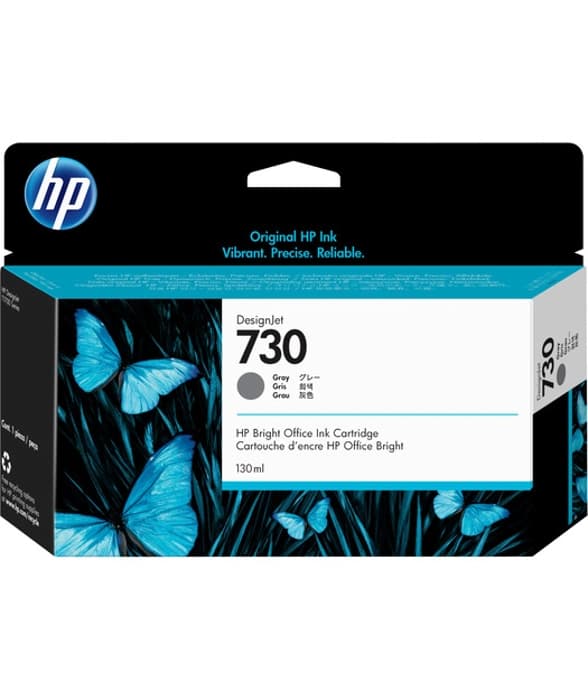 P2V66A - HP P2V66A 130 ml Gri Mürekkep Kartuş (730)