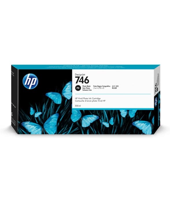 P2V82A - HP P2V82A Photo Black Mürekkep Kartuş 300-ml (746)