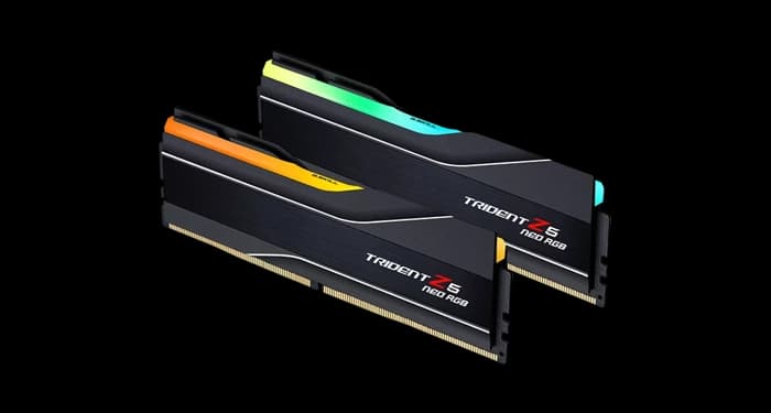 F5-6000J3036F48GX2-TZ5NR GSKILL TZ5 Neo RGB Siyah DDR5-6000Mhz CL30 96GB (2x48GB) DUAL (30-36-36-96) 1.35V AMD EXPO Teknoloj