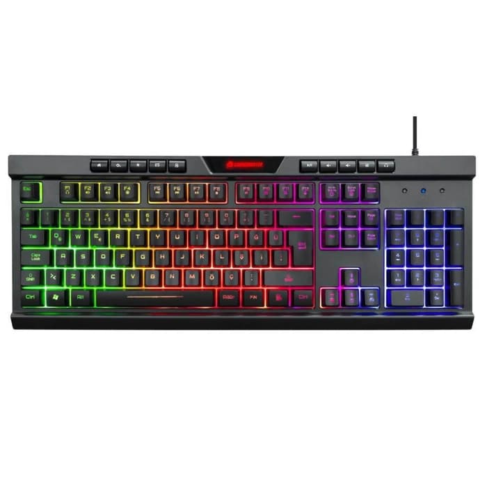 GB-G69K GameBooster G69K Outlander Rainbow Aydınlatmalı Membrane Oyun Klavyesi