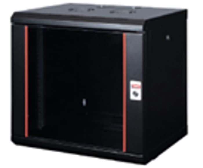 Lande LN-PR20U6060-CC Proline Serisi 20U 19 W600mm x D600mm Duvar tipi Kabinet-Siyah
