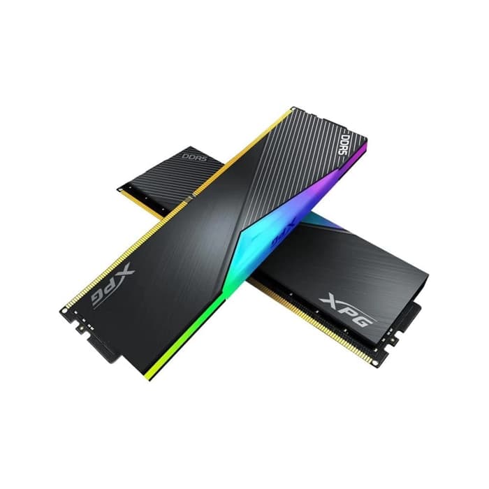 AX5U6400C3232G-DCLARBK - XPG Lancer Siyah RGB DDR5-6400Mhz CL32 64GB (2x32GB) Dual Kit (32-39-39) 1.40V