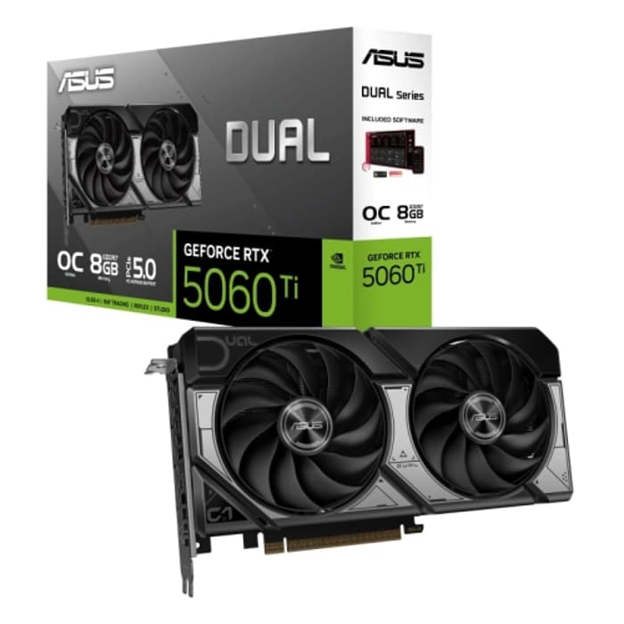 ASUS DUAL-RTX5060TI-O8G 8Gb 128Bit GDDR7 1xHDMI 3xDP GAMING Ekran Kartı