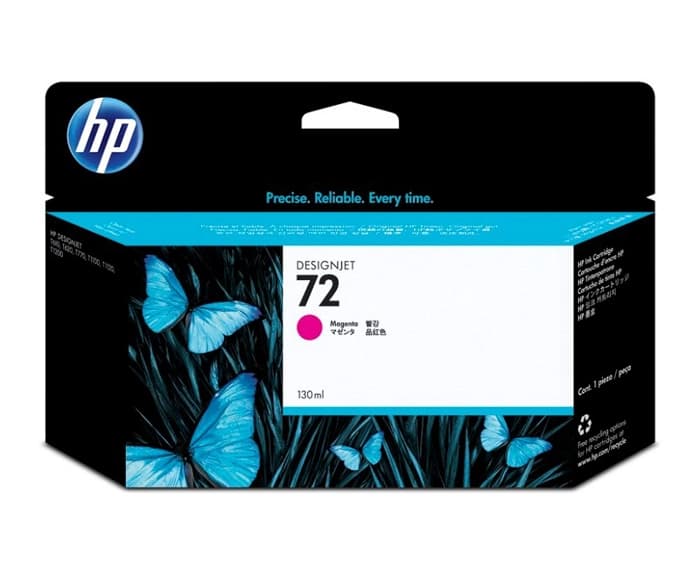 HP 72 Magenta Kırmızı 130ML Plotter Kartuşu C9372A