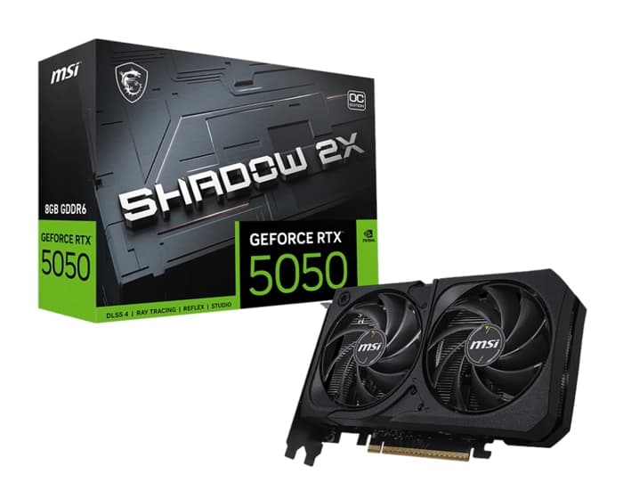 MSI VGA GEFORCE RTX 5050 8G SHADOW 2X OC