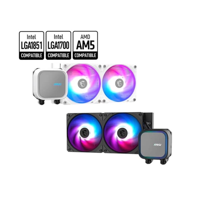 MSI MAG CORELIQUID A13 240 240 MM ARGB SIVI İŞLEMCİ SOĞUTUCUSU