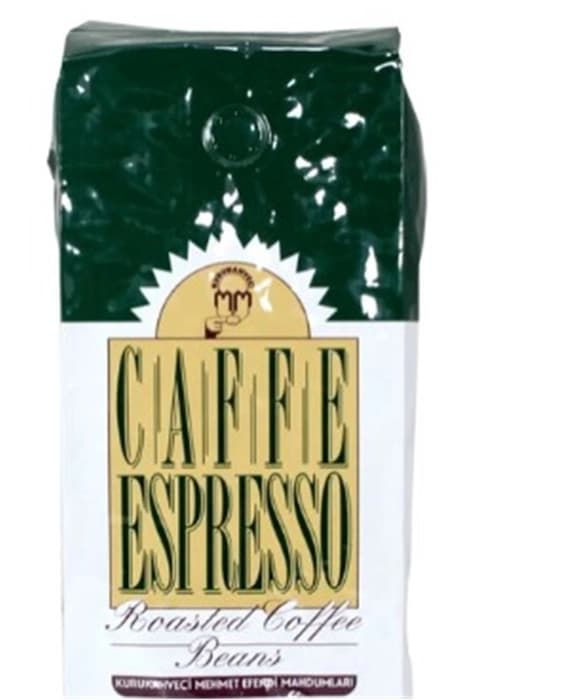 Mehmet Efendi 1000gr CAFFE ESPRESSO Roasted Coffe Blend Çekirdek Kahve No:1 ( WT 35,2 OZ)