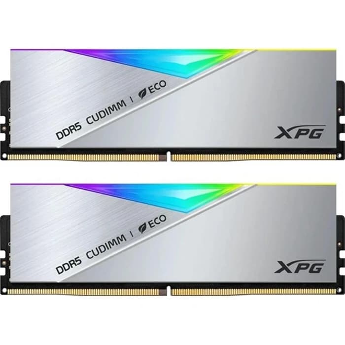AX5CU8800C4224G-DCLACRSG XPG Lancer Silver RGB CU-DIMM DDR5-8800Mhz CL42 48GB (2x24GB) Dual Kit (42-54-54) 1.45V