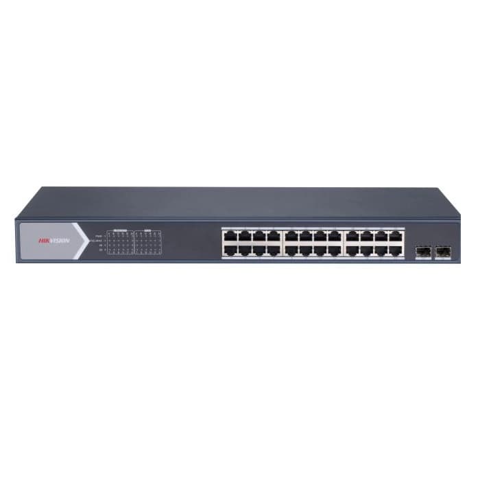 Hikvision DS-3E1526P-SI 24Port Gigabit + 2×Sfp Poe Yönetilebilir 370W Switch