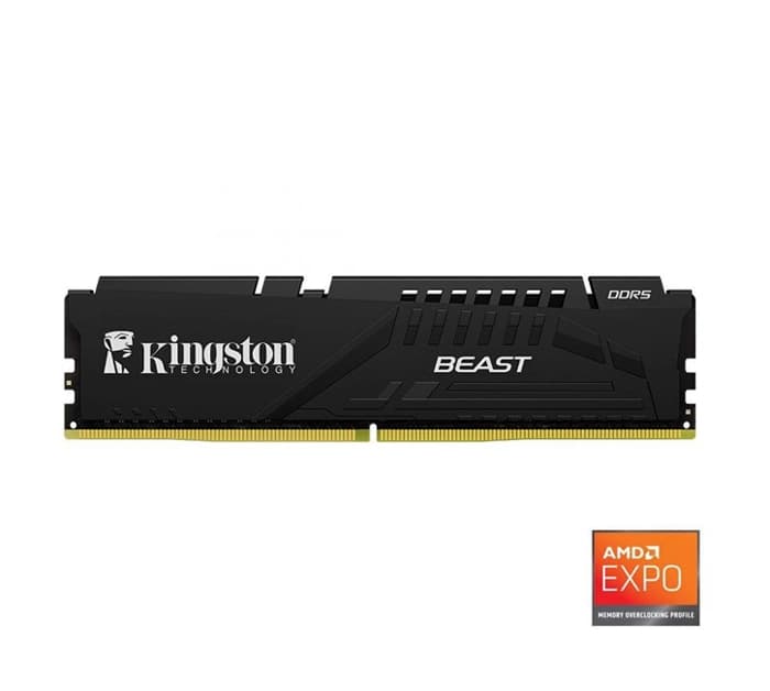 Kingston KF564C32BBE-16TR Beast Expo 16GB DDR5 6400MHz CL32 Masaüstü Performans Ram