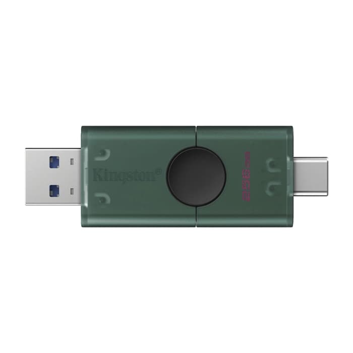 Kingston DTDEG2/256GB 256GB USB-A + USB-C 3.2 Gen 1 DataTraveler DuoG2 Flash Bellek