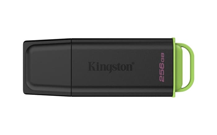 Kingston DTXG2/256GB - 256GB Portable USB 3.2 Gen 1 DataTraveler Exodia Black-Green Flash Bellek