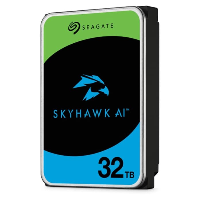 Seagate 32 TB SKYHAWK AI SATA 6 512MB 7/24 GUVENLIK ST32000VE000
