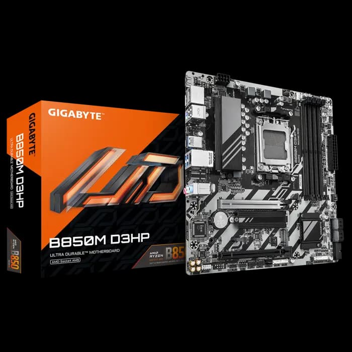 Gigabyte B850M D3HP 4xDDR5 2xM.2 2xDP HDMI Type-C AM5 Soket GAMING Anakart