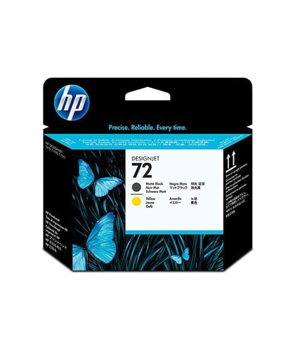 HPC9384A - HP C9384A Mat Black ve Yellow Baskı Kafası (72)