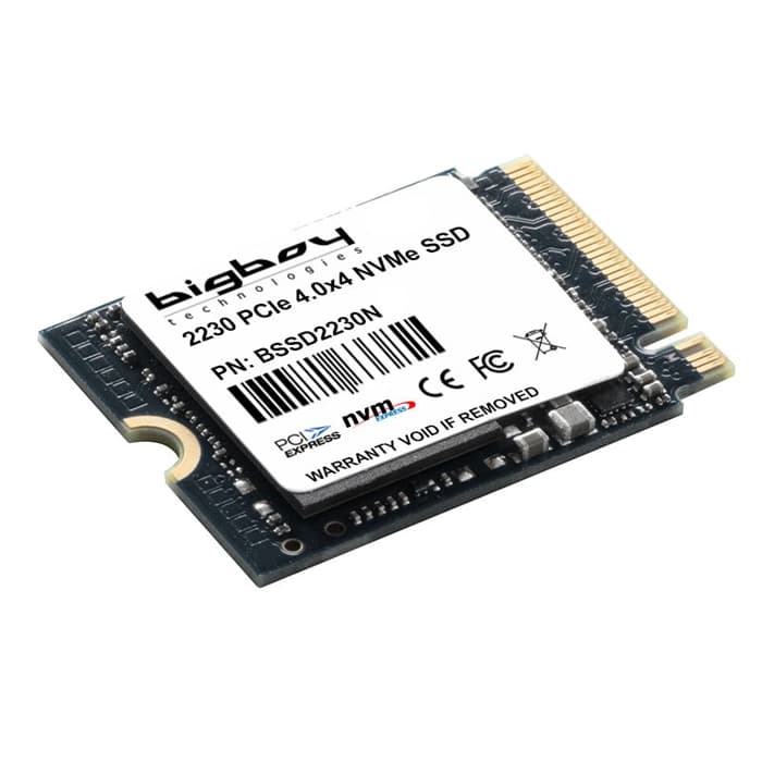 Bigboy BSSD2230N512G 512GB 5100MB/s / 2700MB/s M.2 2230 PCIe Gen4 x4 NVMe Notebook SSD