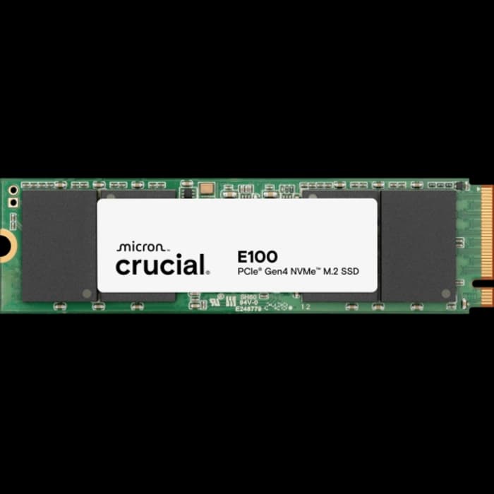 CRUCIAL CT2000E100SSD8 E100 2TB 5000/4500 Gen4 NVME PCIe M.2 2280 SSD