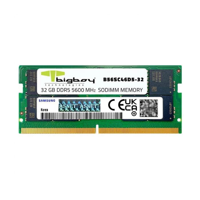 Bigboy B56SC46D5-32 - 32GB DDR5 5600MHz CL46 Notebook Rami
