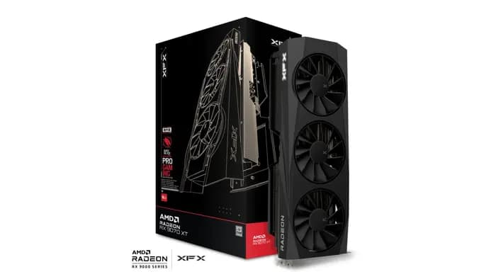 XFX QUICKSILVER RX 9070 XT 16GB GDDR6 256Bit DX12 AMD Ekran Kartı EX-RX-97TQICKB9
