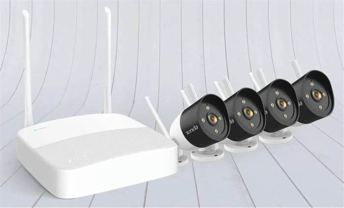 Tenda K4W-3TC 4 Kanal NVR Kayıt Cİhazı + 4 Adet Outdor Ip Wifi Bullet Kamera Set