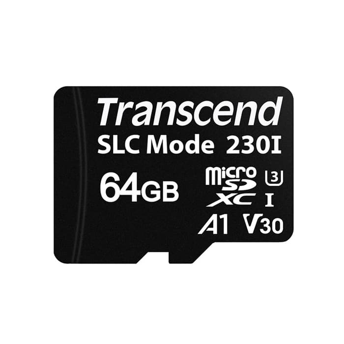 Transcend 64GB TS64GUSD230I Industrial microSDXC UHS-I U3 V30 A1 Hafıza Kartı