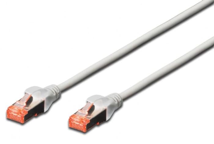 DK-1644-030 Digitus Cat.6 Patch Kablo, S-FTP, Halogenfree, AWG 27/7, 3 metre, Gri Renk