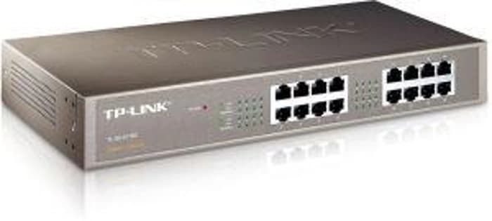 Tp-Link TL-SG1016D 16 Port 10-100-1000 Mbps Switch Çelik Kasa Rack Mount