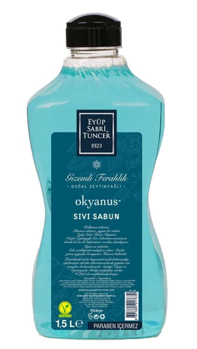 Eyüp Sabri Tuncer 1,5lt Okyanus Sıvı Sabun Doğal Zeytinyağlı(650.10.20.0022)