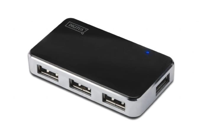 Digitus DA-70220 4 PORT 2.0 SİYAH USB ÇOKLAYICI