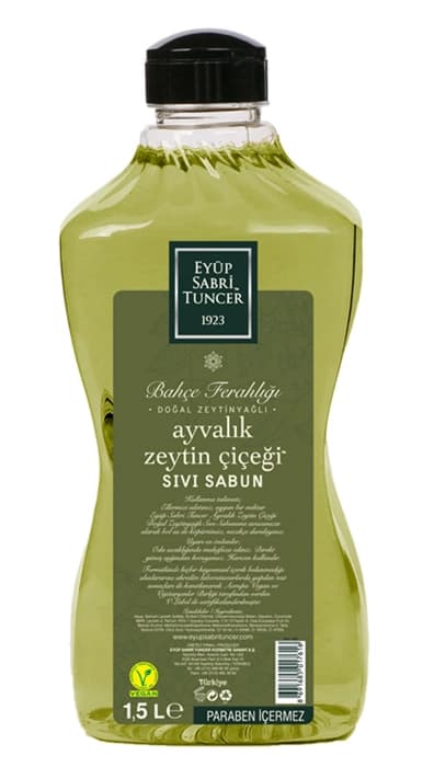 Eyüp Sabri Tuncer 1,5Lt Ayvalık Zeytin Çiçeği Sıvı Sabun Doğal Zeytinyağlı(650.10.20.0023)