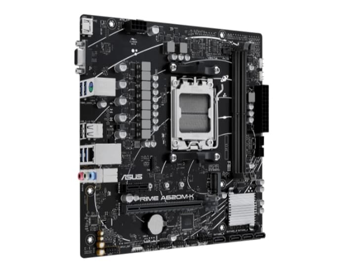 Asus Prıme A620M-K Ddr5 Hdmı Pcıe 16X V4.0 Am5 Matx