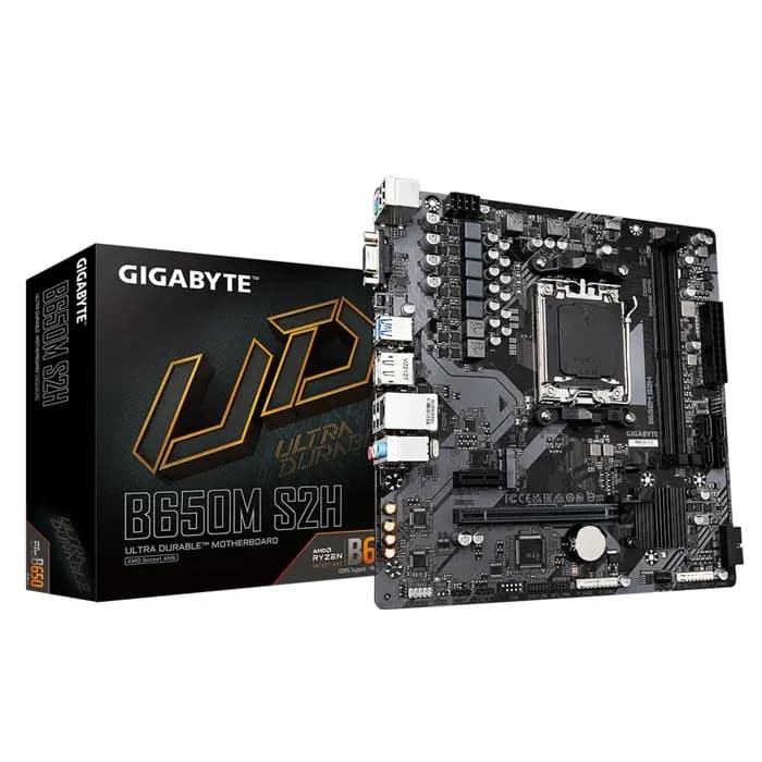 Gıgabyte B650M-S2H B650 Ddr5 (Vga Yok) Glan Matx Hd Dp M2 Rgb Am5 Amd Anakart