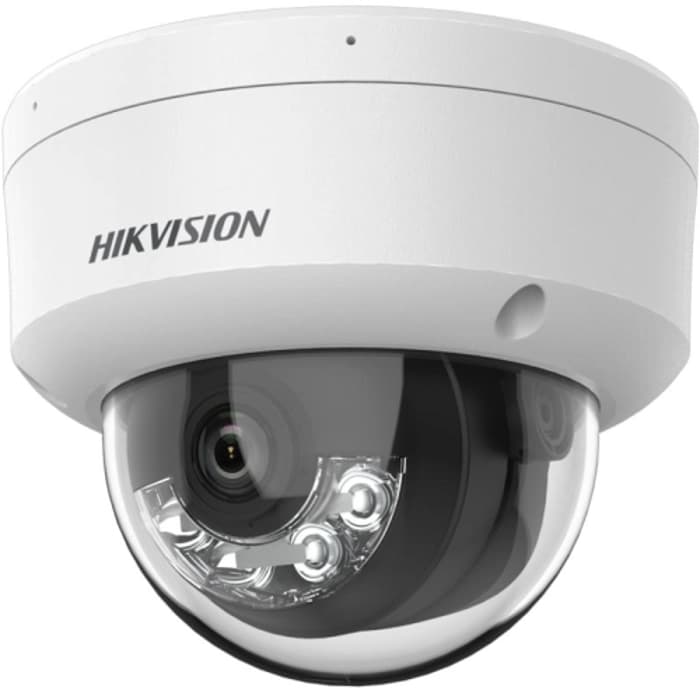 Hikvision DS-2CD1121G2-LIUF 2Mpix, 2,8mm Lens, H265+, Hybrid Light, 20Mt Gece Görüşü, PoE, Mikrofonlu Dome IP Kamera