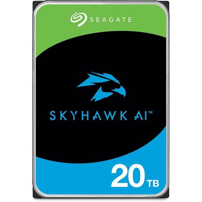 ST20000VE003 - SEAGATE 20 TB 3.5 SKYHAWK AI SATA 512MB 7/24 GUVENLİK DİSKİ
